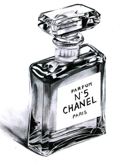 chanel perfume drawing|Chanel makeup drawing.